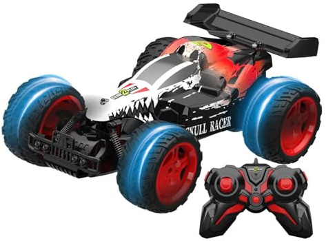 Spectron RC Auto Skull Racer 1:10 - ferngesteuertes Geländewagen Spielzeug