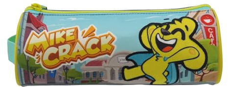 CYPBRANDS Mikecrack, Federmäppchen, Federmäppchen, Schulmaterial, Vorschule, Regenbogen, Mehrfarbig, offizielles Produkt