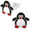 Soul-Cats Kinder Ohrstecker 925 Echt silber Tiermotive Ohrringe Pinguin