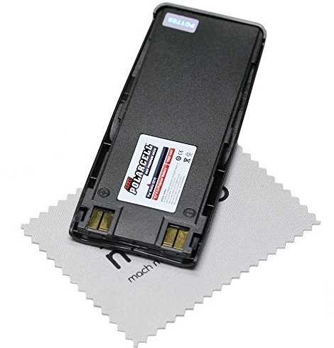 Ersatz Akku für Nokia 6310 (2001), 6210, 5110, 7110, (entspricht Originalakku BPS-2/BLS-2N/BMS-2) Batterie PolarCell mit mungoo Displayputztuch