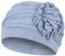 Christine Headwear Turban Lotus-Uni BambooHeadwear Bonnet Chimio (Taille Unique - Bleu Clair)