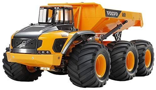 TAMIYA 58676-000 58676 1:24 Volvo A60G Hauler 6x6 (G6-01), ferngesteuertes Auto, RC Fahrzeug, Modellbau, Bausatz zum Zusammenbauen, Hobby, Basteln