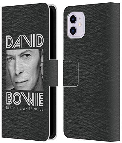 Head Case Designs Officially Licensed David Bowie Black Tie Album Art Leather Wallet Case Compatible With Apple iPhone 11