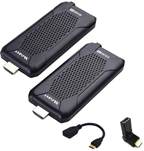 measyExtension hdmi sans Fil measy transmetteur et récepteur hdmi sans Fil Full HD 1080p Streaming Audio vidéo Depuis PC, DVD, lecteurs ect vers TV et projecteurs (FHD656 Nano)