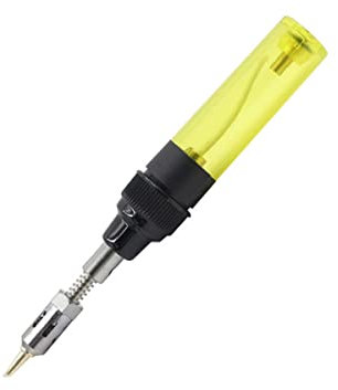 Yellow Portable Mini Cordless Torch Soldering Iron Pen Type Gas Iron Welding Solder Burner Welding Tools