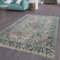 TT Home In-& Outdoor Teppich Vintage Küchenteppich Terrasse Orient Design Rot Blau Beige, Größe:80x150 cm