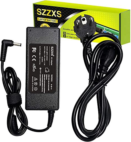 Chargeur pour Toshiba/Lenovo/Medion/ASUS 19V 4.74A 90W (75W, 65W Compatibles) avec la boîte de couleur de la batterie, Connecteur: 5.5 * 2.5mm, Alimentation pour Ordinateur Portable Adaptateur Secteur