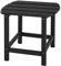 tectake 800815 Garten Adirondack Beistelltisch, Holzoptik, Outdoor Tisch für Garten, Terrasse und Balkon, wetterfest, 48 x 37,5 x 45,5 cm (Schwarz | Nr. 403794)