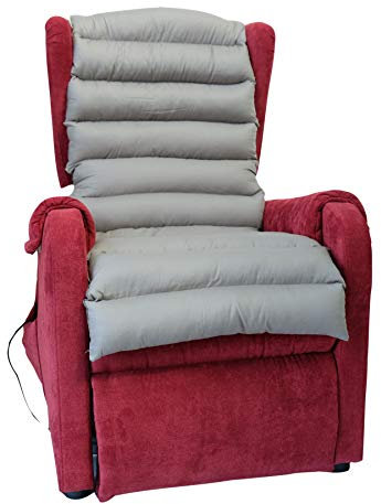 TAKImed Sesselbezug lang aus Silikon-Hohlfaser, Anti-Dekubitus-Matte, Massagesesselbezug, universeller Sesselbezug. 12 Artikel, italienisches Produkt