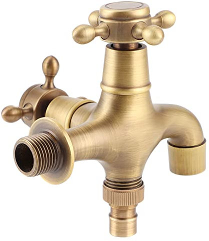 Waschmaschine, G1 / 2in Retro-Stil Wandmontage Einhand Wasserhahn Mop Pool Wasserhahn für Garten Waschbecken