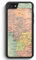 MUNIQASE Vintage Weltkarte Afrika - Silikon Hülle für iPhone SE 2022 - Motiv Design Schön - Cover Handyhülle Schutzhülle Case Schale