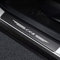 4 Pcs Carbon Fiber Car Door Sill Protector for Ma-zda CX5 CX-5, Welcome Pedal Guard Kick Plates Threshold Cover Trim Stickers, Non-Slip Auto Door Edge Protector Decoration Accessories