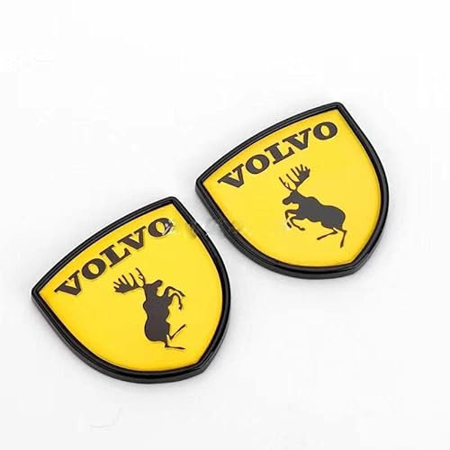 LEARNE Auto-Aufkleber für Volvo S60 S80 S90 XC60 XC90, Buchstaben Abzeichen Deckel Aufkleber Logo Dekoration Aufkleber Protector Personalised Klebt Deko AufStyling Accessories,8