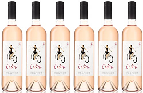 Rosé-Wein „Colette“, trocken, 2022 6-er Set, Côte de Provence AOP, „La Belle Collection“, Frankreich, 0,75 L * 6 Flaschen, 12,5% Vol.