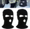 2 Stück Kopfbedeckung Für Autositze,Universeller Auto-Kopfstützenbezug,Kreative Personalisierte Lustige Mütze Für 3-Loch Volle Gesichtsabdeckung,Balaclava Sturmhaube(Schwarz）