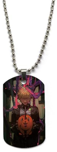Chainsaw Man Collection Pendant Necklace Otaku Jewelry Denji Pochita Necklace Power Makima Reze Himeno Jewelry for Men Gifts Halloween Colar Anime Accessories