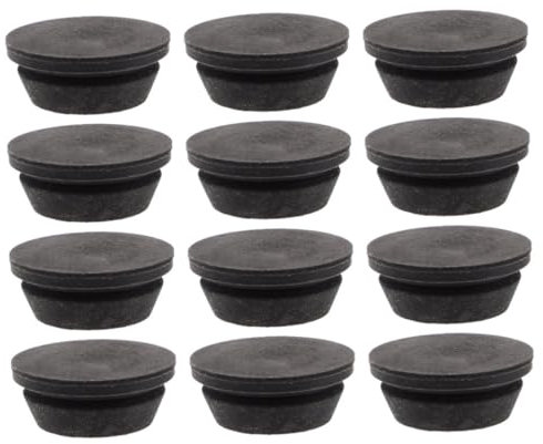 UPKOCH 12 Tapones De Goma Para Drenaje De Aire Acondicionado Color Negro