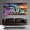 timalo® Gamer Poster gaming zone Wanddeko gamer Bild für die Wand Wandbild Jugendzimmer coole Poster gaming zimmer Bilder für Teenager | Gamerzone Superheld | gamer-fba-10-B140xH61cm