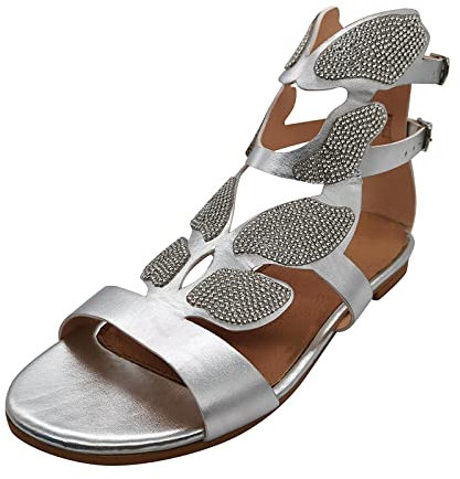 BGFIPAJG Sandali Fucsia Con Tacco Basso Sandali Zeppa Corda Donna Sandali Chiuso Donna Tacco Sandali Donna Estive Comode In Pelle Sandali Donna Plantare Estraibile 42