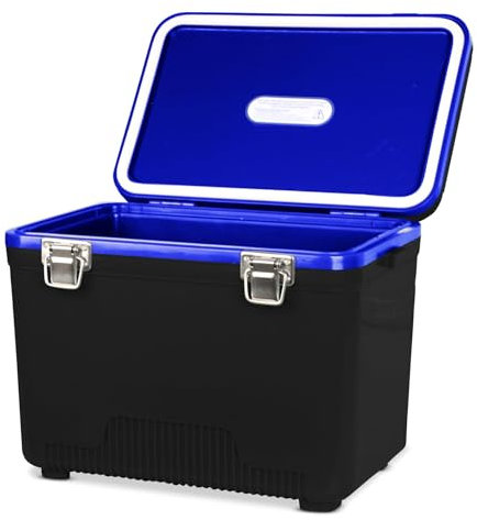 ENGEL Cooler Box 18L - Leak-Proof, Air Tight, Drybox Cooler for Camping, Fishing, Hiking,Picnic - Mini Ice Boxes Large Enough for 30 Cans, 42 x 28.6 x 32.4 CM Small Cool Box for Drinks and Food