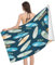 Mikrofaser Strandtuch Surfbrett 160x80 cm, 3D Karikatur Sportthema Badetuch für Erwachsene Weiches Leicht Handtuch Schnelltrocknend Sandfreies Strandhandtuch