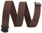 WHIPPY Elastischer Gürtel Herren Verstellbarer Outdoor Stretchgürtel Unisex Arbeitsgürtel für Damen Herren Stoffgürtel mit Kunststoffschnalle，Kaffee 110cm