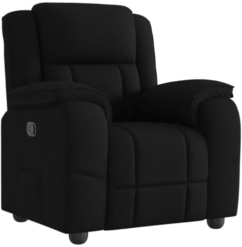 vidaXL Relaxsessel Schwarz Stoff