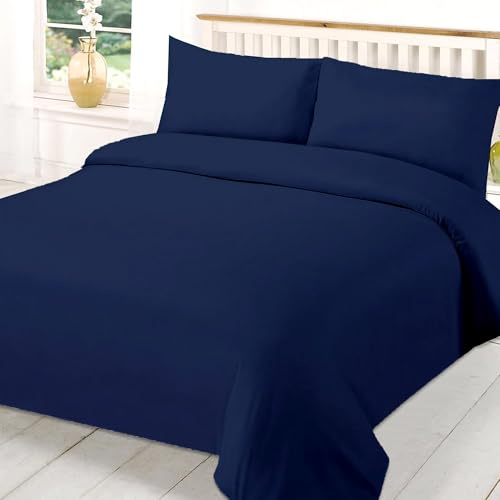 EverSoft Bedding 2-Piece Single Duvet Cover Set – 100% Egyptian Cotton, 400 Thread Count with 1 Pillowcase - Ultra Soft Single Size Duvet Cover Set