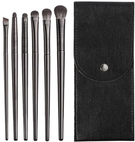 NXPUXP 9 Unités Pinceaux De Maquillage Set,Pinceaux De Maquillage Pour Yeux,Kit De Maquillage Professionnel Pour Fard À Paupières,Convient Aux Sourcils,Aux Cils,Aux Angles