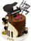 Music Cake Topper Guitar Cake Toppers Music Notes Balls Cake Decorations for Musician Birthday Party Rock Theme Party