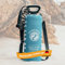 NATURBUMMLER® Campingdusche [Aqua Pura 8L] Mobile Outdoor Dusche ohne Strom (10 Sprühmodi) – mit Neoprenüberzug, langem Schlauch & Tragetasche – ideal für Camping, Reisen, Garten & Haustiere (Türkis)