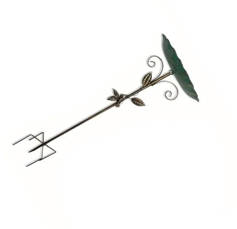 Mocoocouture Eleganter Gartenbirdfutter Freien Mit Rostbeständigem Eisendesign Winterfestes Wasserstation Für Wilde Vögel Eisenvogelbad Mit Blattdesign Geeignet