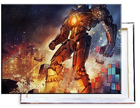 Unified Distribution Pacific Rim - 80x60 cm - Bilder & Kunstdrucke fertig auf Leinwand aufgespannt und in erstklassiger Druckqualität