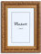 VictoR Vintage Bilderrahmen „Rubens“ in 10x15 cm (A6) Braun Gold - Leiste: 30x20mm - Echtglas - Fotorahmen Barock - Antik - Bilderrahmen 10x15 Vintage