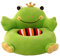 Fenteer Kinder Tiere Sitzsack Sitzsack Sitzkissen Sitzsäcke Bezug, Frosch (Apfelgrün)