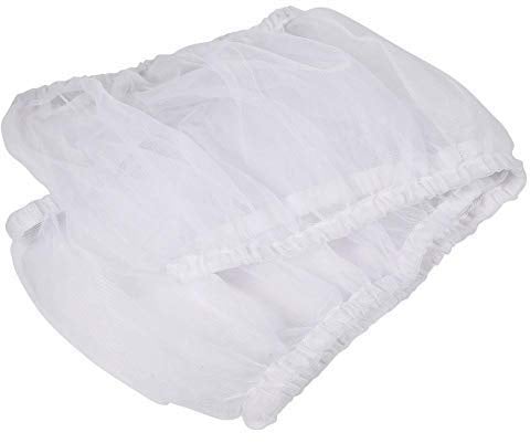 Universal Nylon Netzabdeckung für Vogelkäfig, Weißer Samenschutz für Papageien und Haustiere, Große Größe