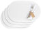 Westmark Tischsets/Platzsets, 4 Stück, 45,5 x 29 cm, Vinyl, Weiß, Saleen Edition: Fun