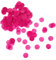 Oblique Unique® Papier Konfetti Tisch Streu Deko für Geburtstag Party Hochzeit Feier JGA Junggesellinnenabschied Einschulung Baby Shower Pink