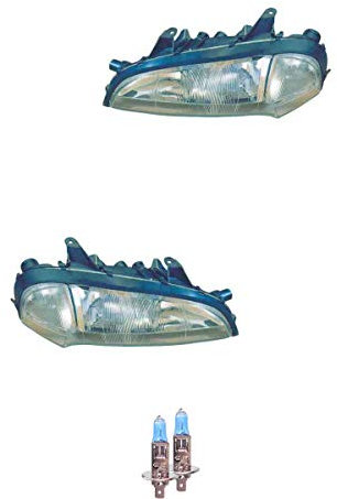 Halogen Scheinwerfer HauptScheinwerfer Set H1 für Tigra inklusive Lampen