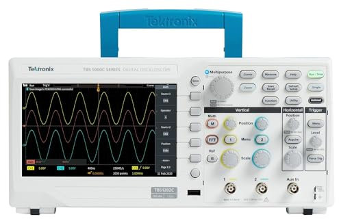 Tektronix TBS1102C Oscilloscopio digitale 100 MHz 1 GSa/s 20 kpts 8 bit 1 pezzo