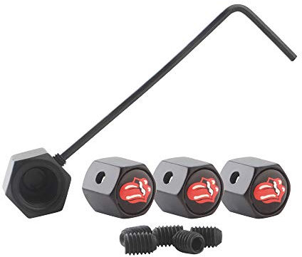 Qasim 4-teilige Ventilkappe - Metall-Reifenventil-Staubkappen für Auto, Fahrrad, Motorrad Reifenschaft Auto Rad Staubdichte Kappe