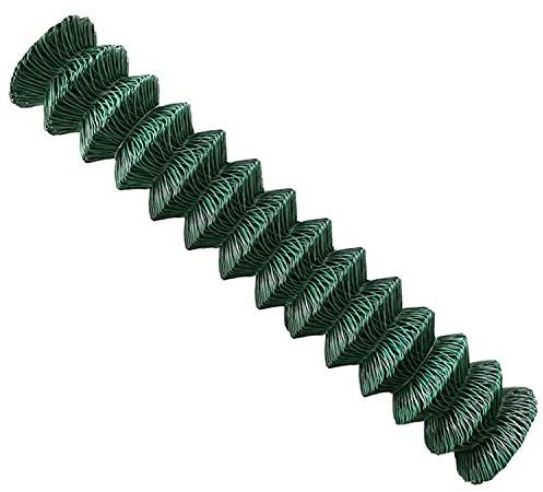 V2Aox Maschendrahtzaun 150 cm Höhe 15 m Länge Maschendraht Gartenzaun Zaun Draht Drahtgitter Drahtzaun Rolle Hasendraht Hühnerzaun Gitter Fence Garten Grün