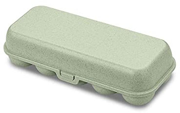 Koziol Eggs to Go Eierbox, Eier Transportbox Dose, leicht & robust, Auslaufschutz Eierdose Eierbehälter Aufbewahrungsbox Eierkartons Eierboxen, Mehrweg & Wiederverwendbar, Eiertransportbox Schachtel