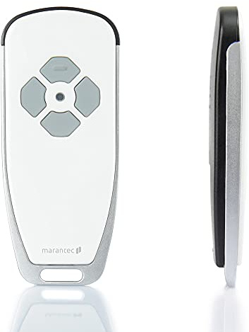 Marantec 101117 Mando a Distancia de 3 Canales, para Apertura de Puertas de Garaje, Blanco