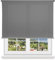 HOME MERCURY - Estor Enrollable translúcido Liso (150x180 cm, Gris)