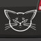 Grumpy Cat Aufkleber -6 Größen 21 Farben- Bad Cat Angry Kater Sticker Hauskatze