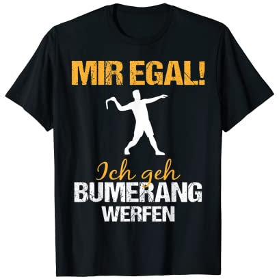 Bumerang Lustiger Spruch Sportbumerang Bumerang Werfen T-Shirt