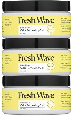 Fresh Wave Lemon Odor Eliminator Gel 3-Pk 7 oz - Air Freshener for Home