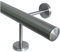 TIBU Repose-pieds V2A en acier inoxydable Ø 42,4 mm 30-590 cm Longueur = 50 cm 1 paire de supports 10/10 cm Barre de bar