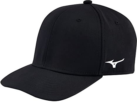 Mizuno Unisex-Erwachsene Fitted Pro Hat Mütze, Schwarz, X-Large